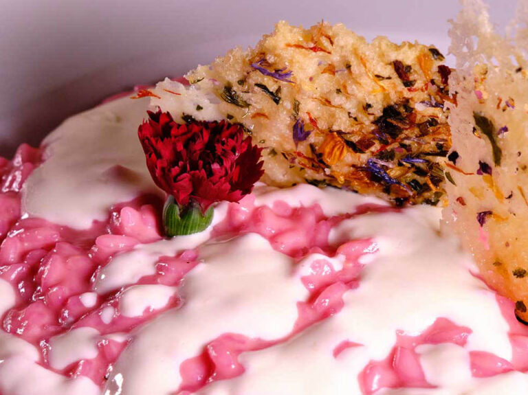 Risotto all'agriturismo La Camilla