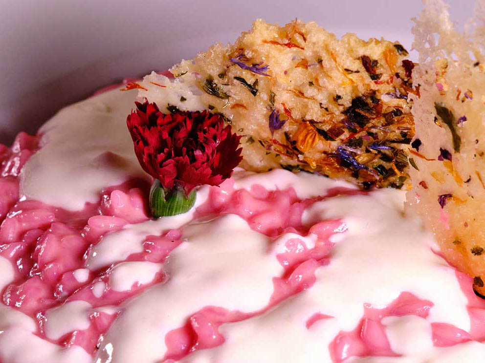 Risotto all'agriturismo La Camilla